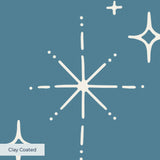 Retro Starburst, Slate Wallpaper