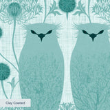 Owl Assembly, Mint Wallpaper