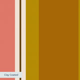 Offset Stripes, Mustard Wallpaper