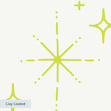 Retro Starburst, Bone Wallpaper