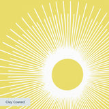 Retro Sunburst, Lemon Wallpaper