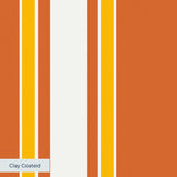 Mod Stripes, Orange Wallpaper