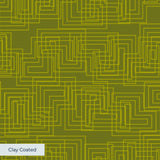 Interlock, Olive Wallpaper