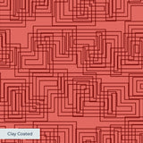 Interlock, Dusty Rose Wallpaper