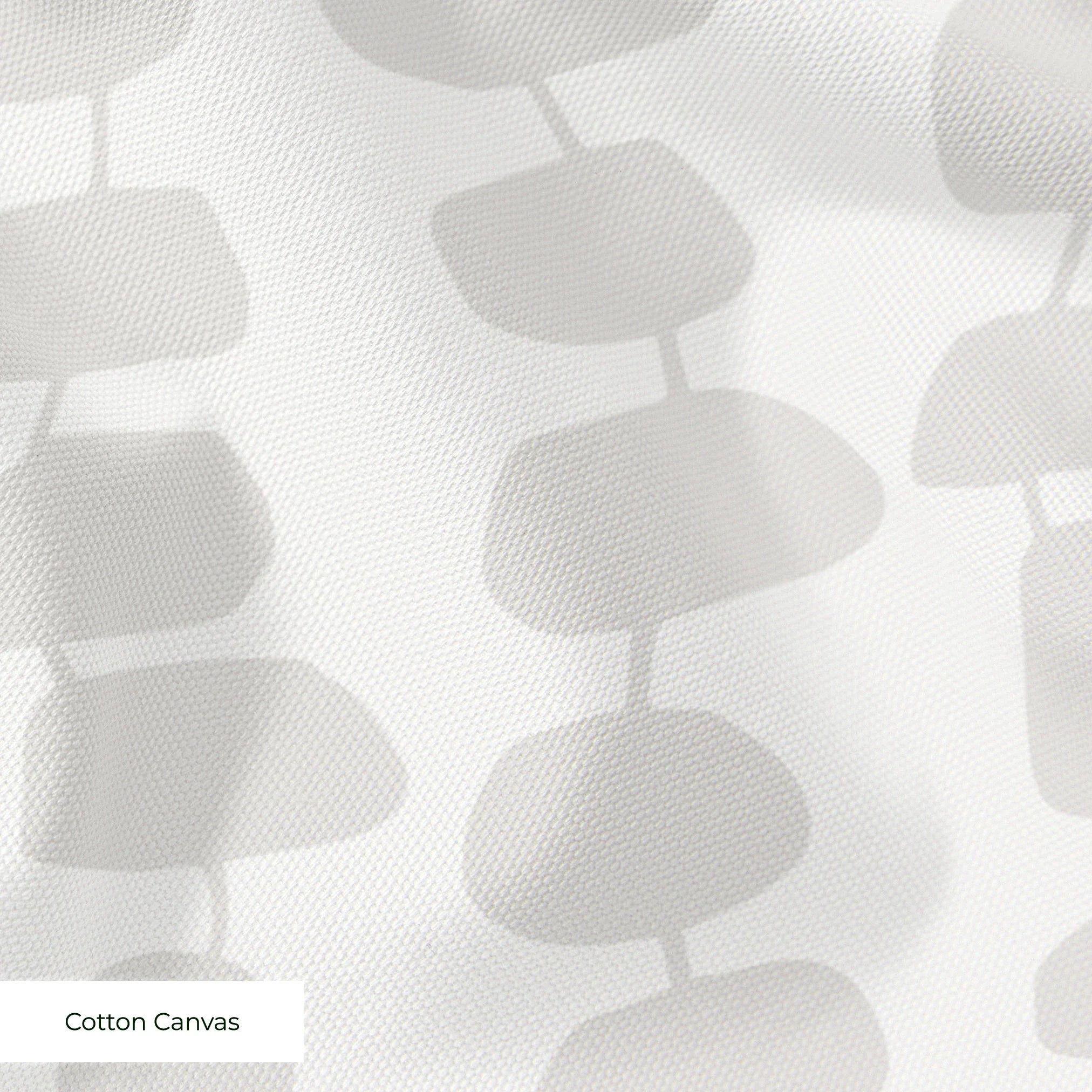 Atomic Stack in Marshmellow — atomic stack print, in white forms on the palest marshmallow grey, tonal and quiet