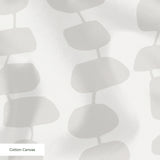 Atomic Stack in Marshmellow — atomic stack print, in white forms on the palest marshmallow grey, tonal and quiet