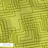 Interlock in Avocado — interlock print, in avocado and chartreuse green