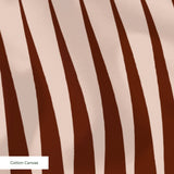 Parallax in Amalfi — parallax print, in copper and chocolate brown shading to cream