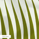Parallax in Avocado — parallax print, in chartreuse and olive shading to cream