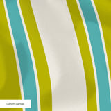 Mod Stripes, Chartreuse Fabric