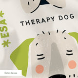 Good Dogs Club in Avocado — good dogs club print, in cream and black dogs with avocado green accents on a soft cream ground