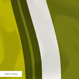 Offset Stripes, Avocado Fabric