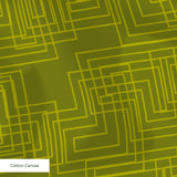 Interlock in Olive — interlock print, in deep tonal olive green