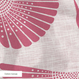 Egret of Joy in Dusty Rose — egret of joy print, in dusty rose and berry pink on a soft blush ground