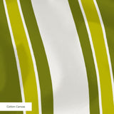 Mod Stripes in Avocado — mod stripes print, in avocado and olive with a chartreuse edge on ivory
