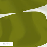 Atomic Bricks in Olive — atomic bricks print, in deep olive and moss with a bone grid