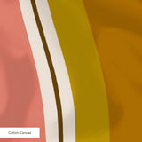 Offset Stripes, Mustard Fabric
