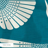 Egret of Joy, Teal Fabric