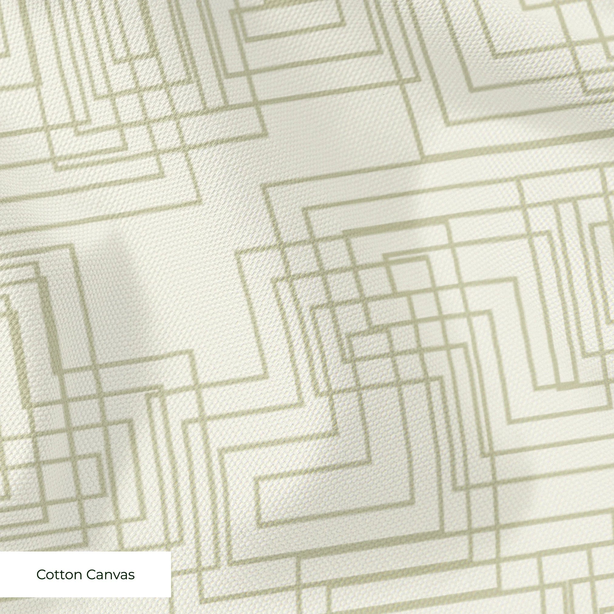 Interlock in Ivory — interlock print, in warm tonal ivory and cream