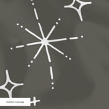 Retro Starburst, Oyster Fabric