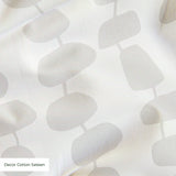 Atomic Stack in Marshmellow — atomic stack print, in white forms on the palest marshmallow grey, tonal and quiet