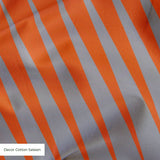 Parallax in Cocktail — parallax print, in coral red and rust shading to white