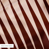 Parallax in Amalfi — parallax print, in copper and chocolate brown shading to cream