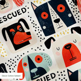 Rescued & Ready, Persimmon, Small Fabric