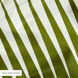 Parallax in Avocado — parallax print, in chartreuse and olive shading to cream