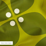 Square Mod in Avocado — square mod print, in tone-on-tone avocado and olive green