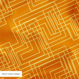 Interlock in Burnt Orange — interlock print, in deep, warm burnt orange