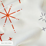 Retro Starburst, Ivory Fabric