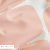 Atomic Bricks in Petal — atomic bricks print, in soft blush pink with a white grid