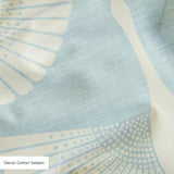Egret of Joy in Duck Egg — egret of joy print, in pale duck egg blue on soft white