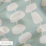 Atomic Stack in Mint — atomic stack print, in white forms on a soft sage mint ground