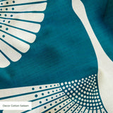 Egret of Joy, Teal Fabric
