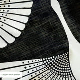 Egret of Joy in Ivory — egret of joy print, in charcoal and black on warm ivory