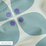 Square Mod in Mint — square mod print, in soft eucalyptus mint on chalk white