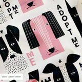 Adopt Me Mid Mod Dog, Petal, Small Fabric