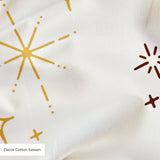 Retro Starburst, Saffron Fabric
