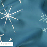 Retro Starburst, Slate Fabric
