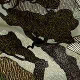 Twilight Gross in Olive — twilight gross print, in mossy olive and warm ochre under a pale sky