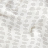 Atomic Stack in Marshmellow — atomic stack print, in white forms on the palest marshmallow grey, tonal and quiet