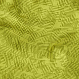 Interlock in Avocado — interlock print, in avocado and chartreuse green