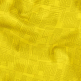 Interlock in Mustard — interlock print, in saturated mustard yellow