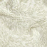 Interlock in Ivory — interlock print, in warm tonal ivory and cream