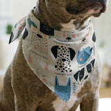 Good Dogs Club, Slate Fabric