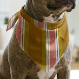 Offset Stripes, Mustard Fabric