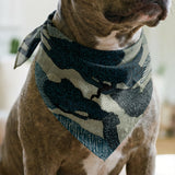Twilight Grove in Midnight — twilight grove print, in deep teal and midnight blue, dark and moody