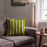 Offset Stripes, Avocado Fabric